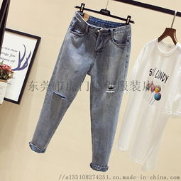 低價牛仔褲清便宜韓版牛仔褲處理幾元女裝褲子 ,東莞市虎門韓創(chuàng)服裝店